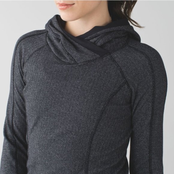 Like New Lululemon Women’s Think Fast Herringbone Hoodie, Size 2 - Picture 2 of 13